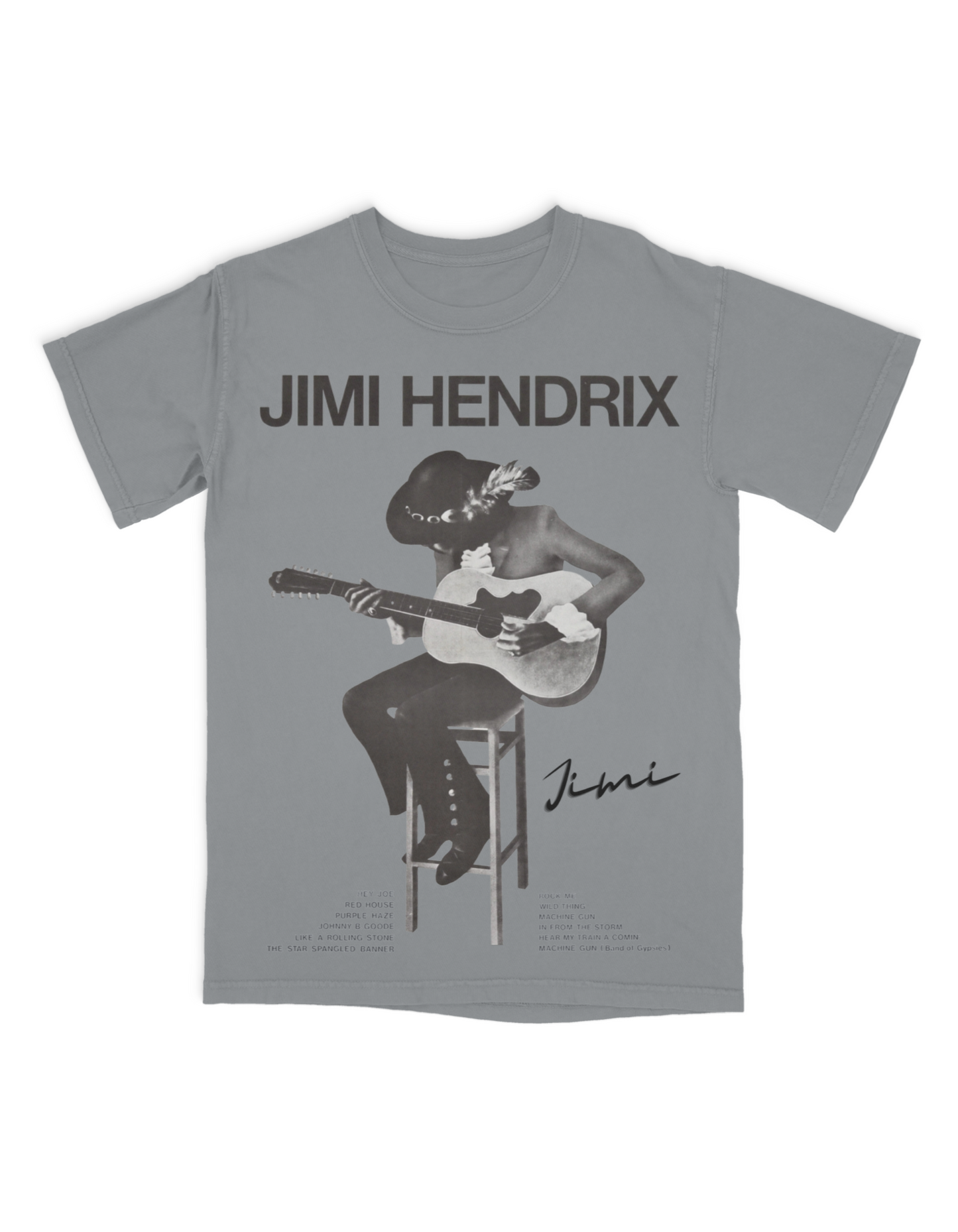 Jimi Hendrix (Grey)